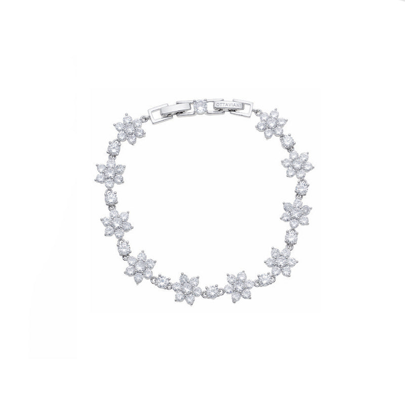 Bracciale Donna Ottaviani Rodiato Cubic Zirconia 501282B