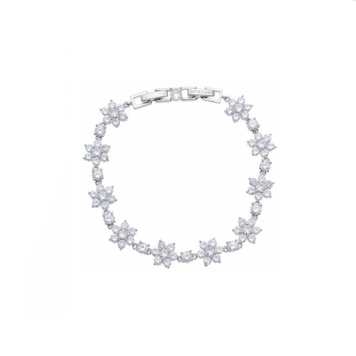 Bracciale Donna Ottaviani Rodiato Cubic Zirconia 501282B