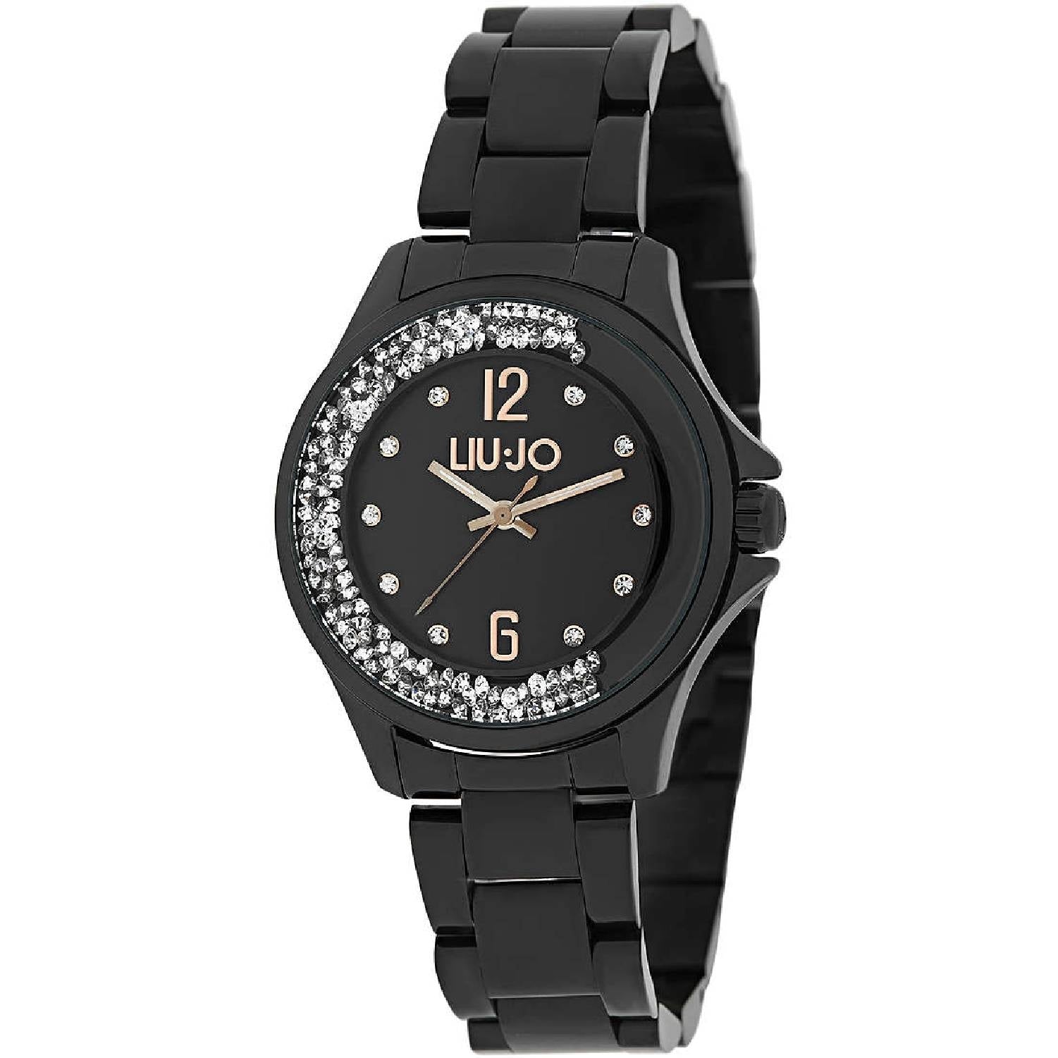 Orologio Donna Liu Jo Luxury Mini Dancing Quarzo Solo Tempo Total Black TLJ1629