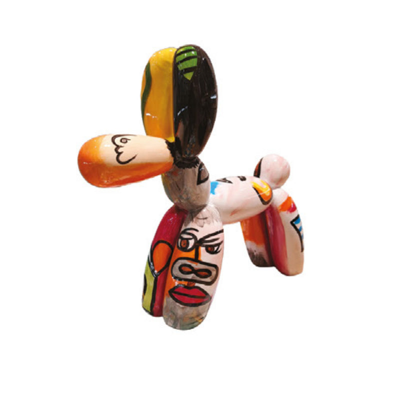 Scultura Onlylux Balloon Dog Picasso 40x11 cm h 36 cm JC16026S