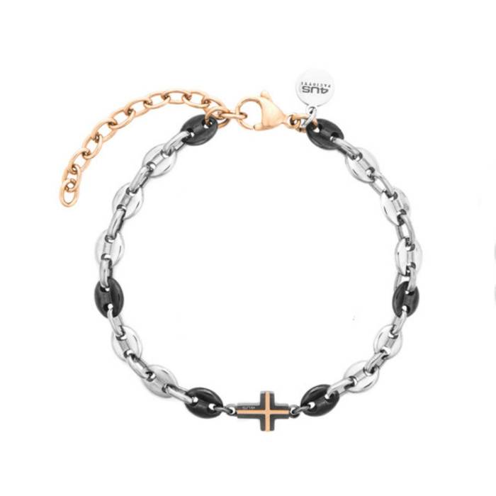 Bracciale Uomo 4US Cesare Paciotti Acciaio Croce 4UBR8467