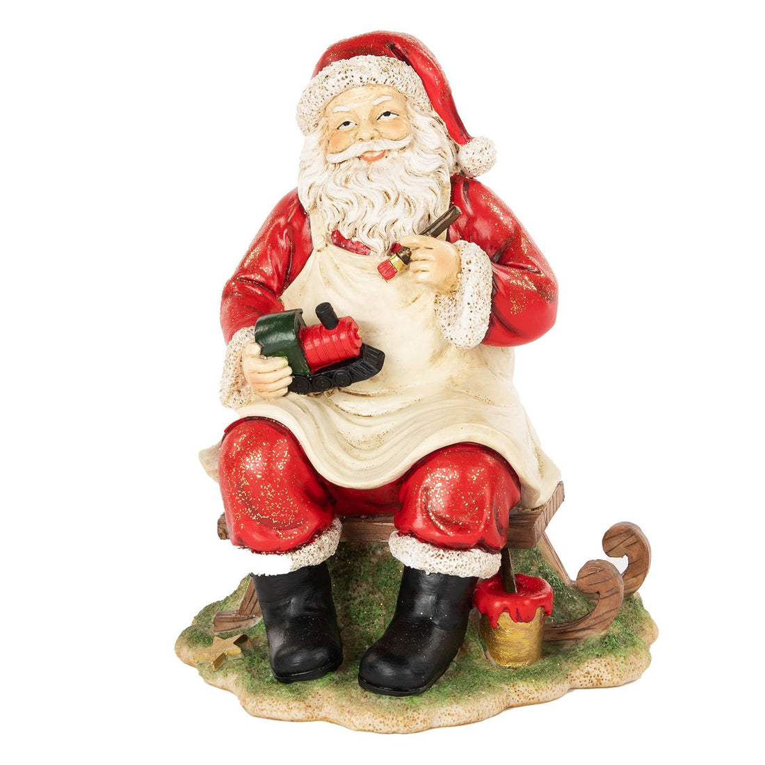 Babbo Natale Workshop Toy Goodwill Artigianale Pupazzo Altezza 17 cm MC37002