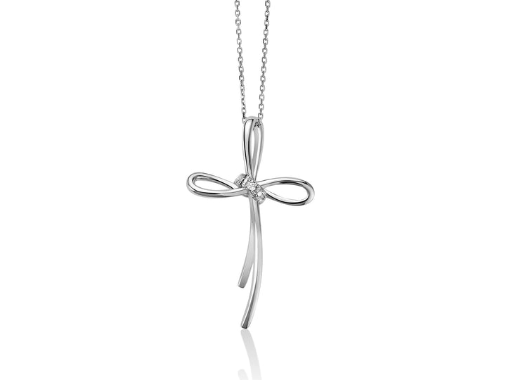 Collana Donna Miluna Croce Oro 18 KT Diamanti CLD4248