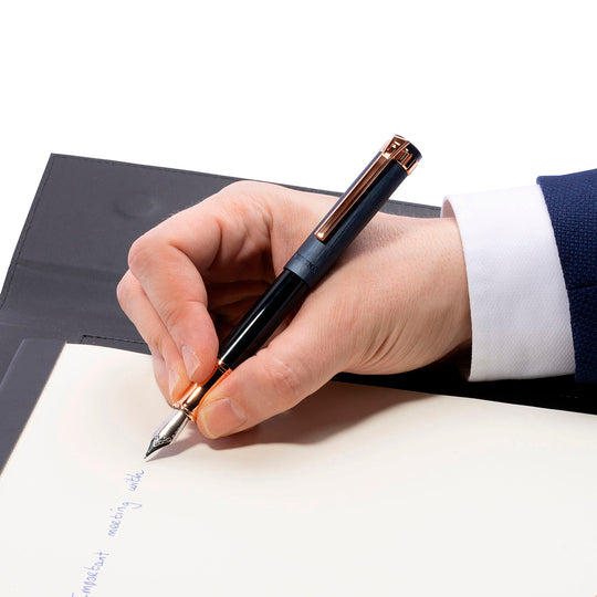 Penna Uomo Festina Acciaio Rosè Blu Stilografica FWS2106/N