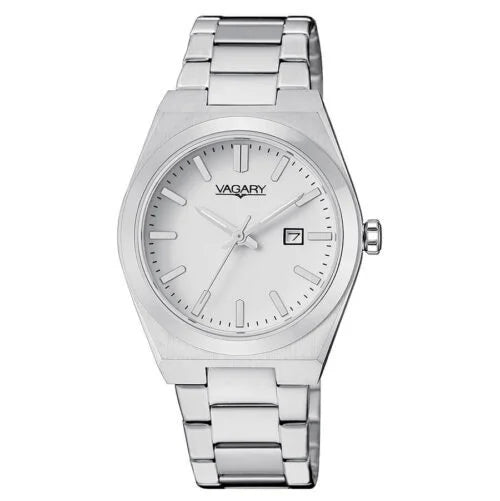 Orologio Donna Vagary Acciaio Bianco Quarzo Solo Tempo Data IU3-118-11