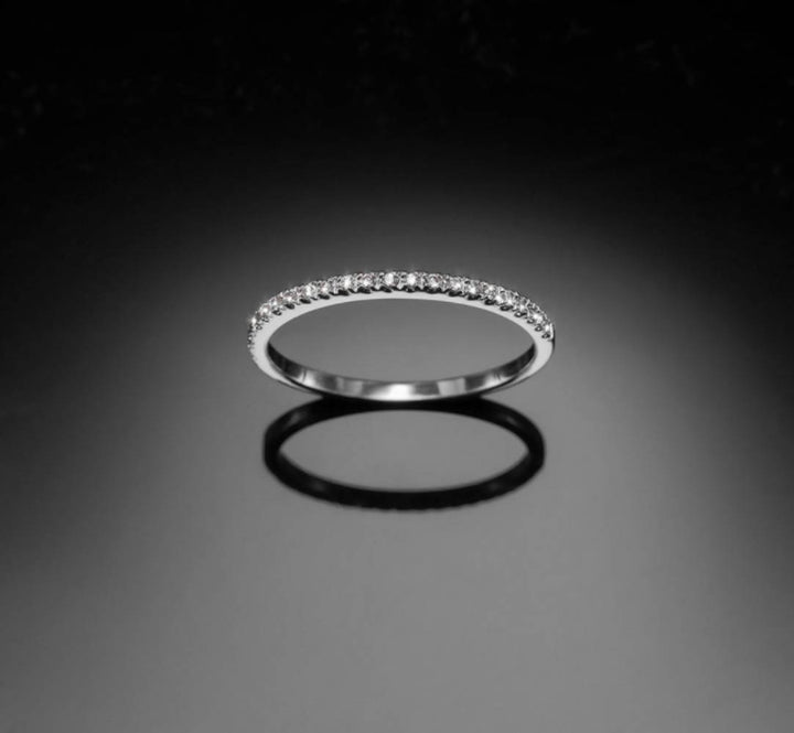 Anello Donna Desirè 18 Kt Diamanti Bianchi Fascia Misura 13 PDA3423-DI0001