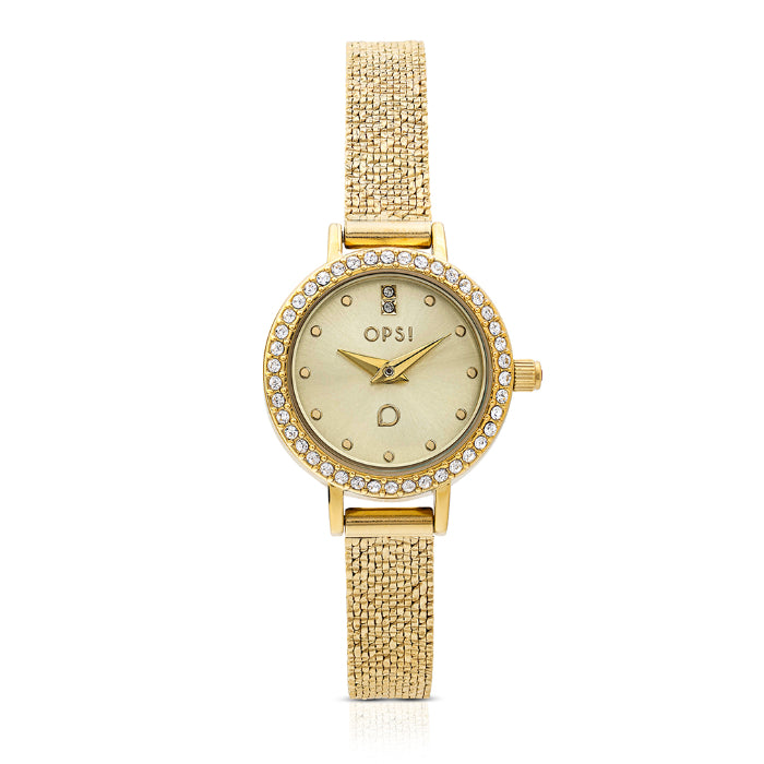 Orologio Donna Ops Zirconi ALLURE Oro OPSPW-1218-2950