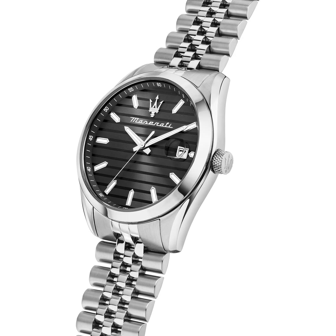 Orologio Uomo Maserati Acciaio Lucido Quarzo Nero Data R8853151026