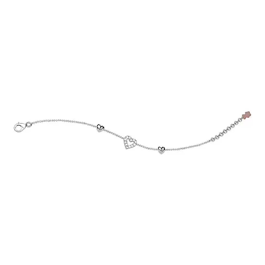 Bracciale Bambino Nanàn Argento 925 con cuore NAN0294