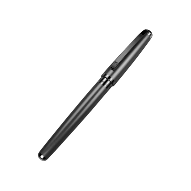 Penna Uomo Zancan Sfera Acciaio Nero Satinato Diamante Nero HPN034-DN