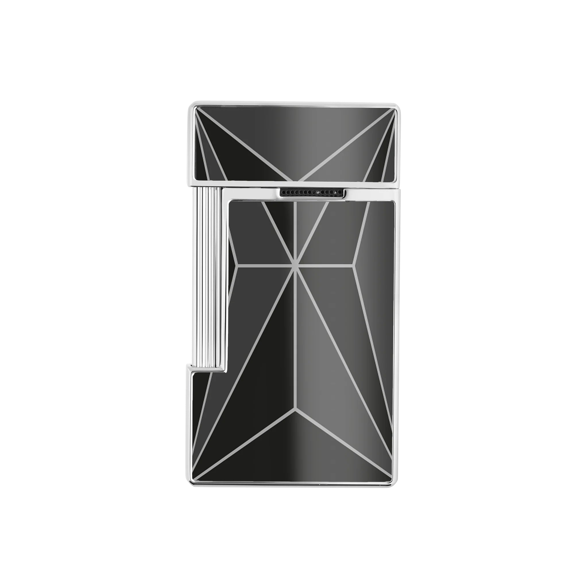 Accendino Uomo Dupont MaxiJet Slimmy Acciaio Smalto Nero 028070