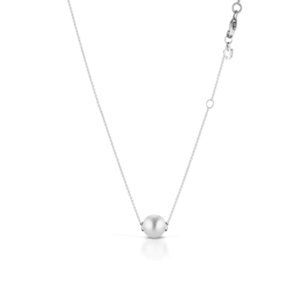 Collana Donna Roberto Giannotti Oro Bianco 9 KT Perla Acqua Dolce NKT355