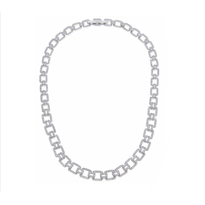 Collana Donna Ottaviani Tennis Zirconi Bianchi 501123C