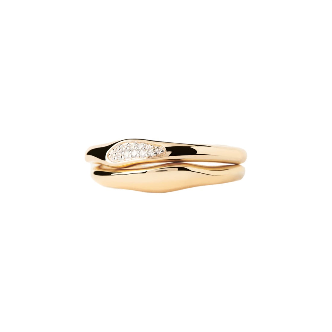 Anello Donna PDPaola Argento 925 Dorato  AN01-C21-14