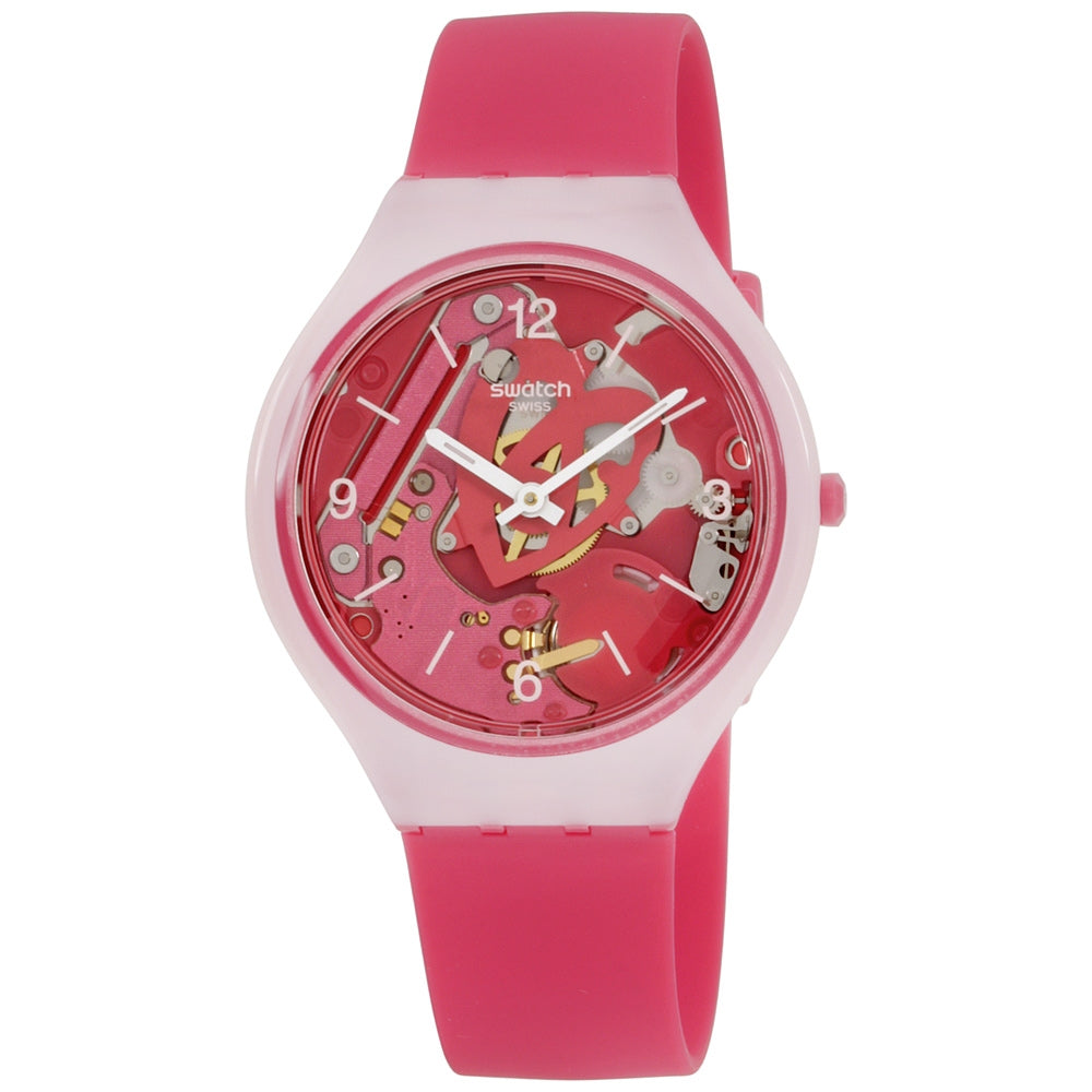 Orologio uomo Swatch Quarzo Skin Big Skinclass Cinturino in Silicone SVOP100