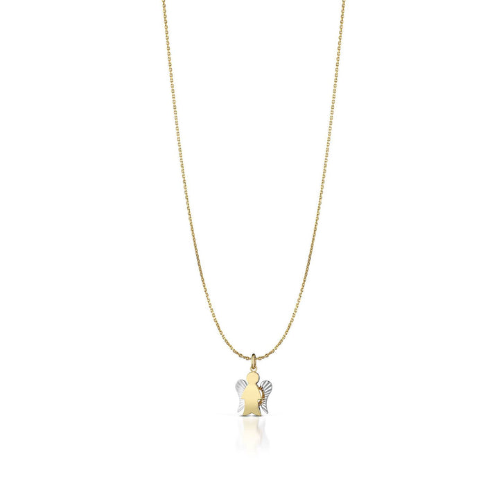 Collana Donna Roberto Giannotti Oro 9 KT Angelo Bicolore NKT365