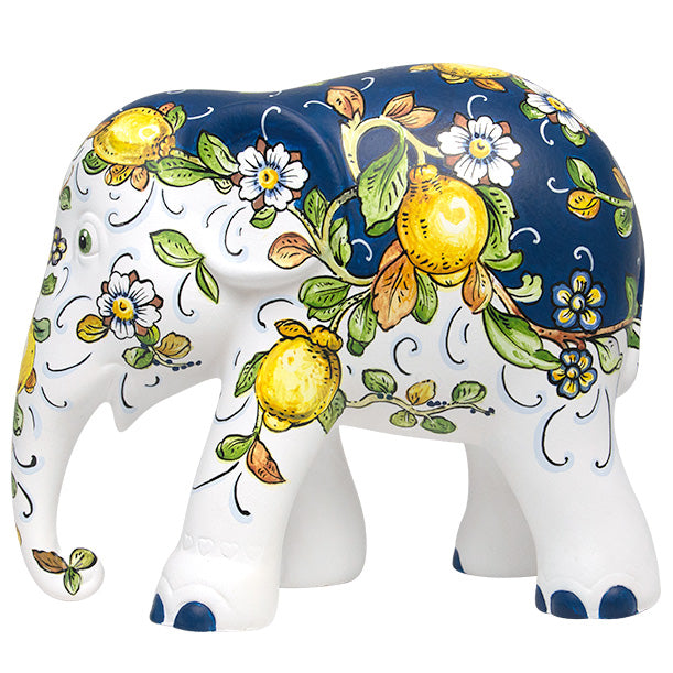 Scultura Elefante OnlyLux Resina La Vita è Bella cm 15 Dipinto A Mano 8858831272699