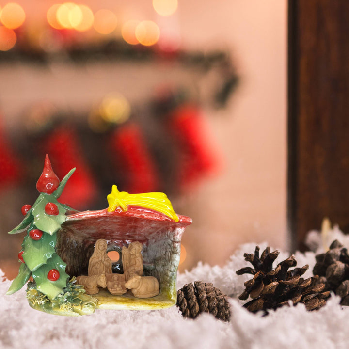 Presepe Piccolo Capodimonte 20x16cm CAP41