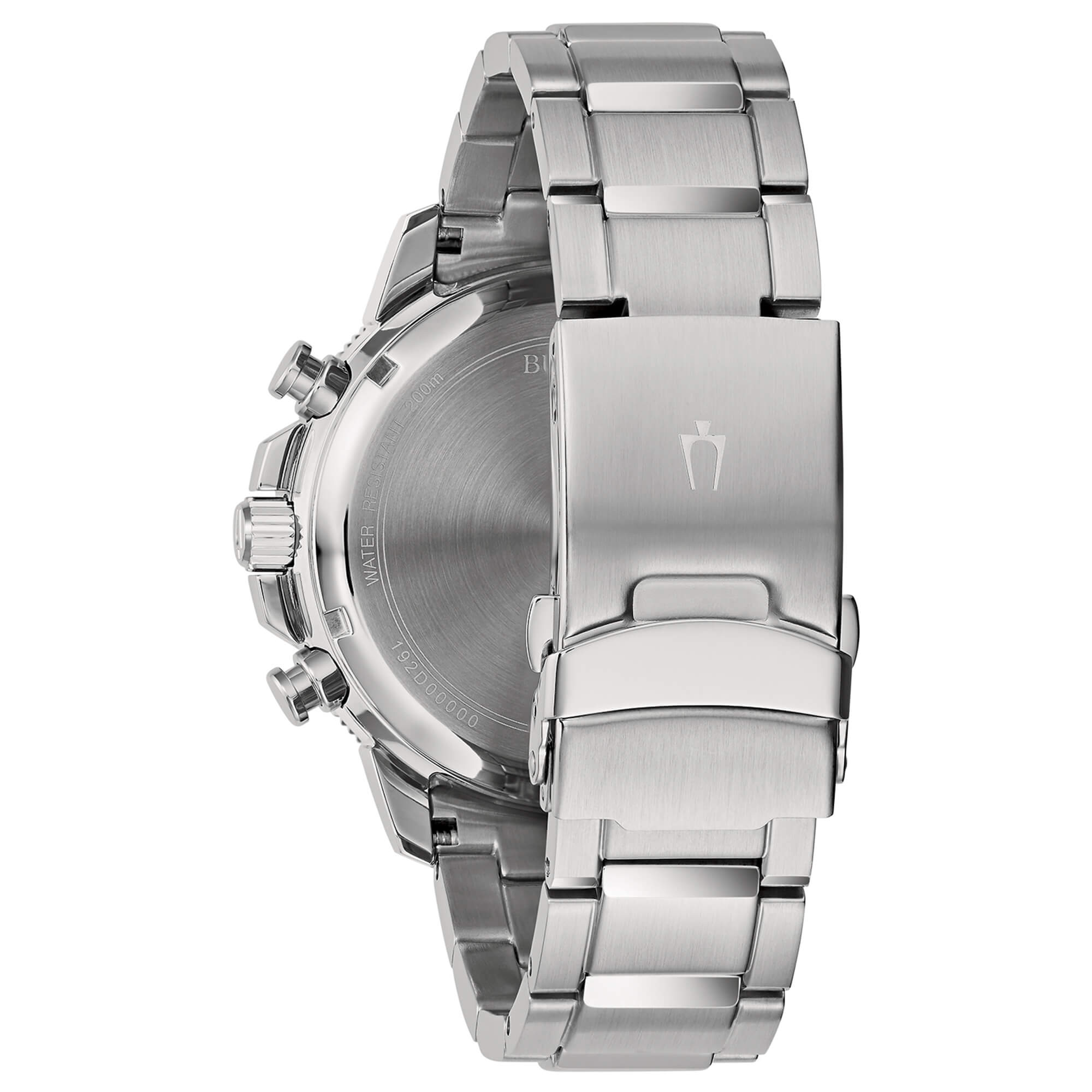 Orologio Uomo Bulova Quarzo Cronografo Marine Star Acciaio Data 96B380