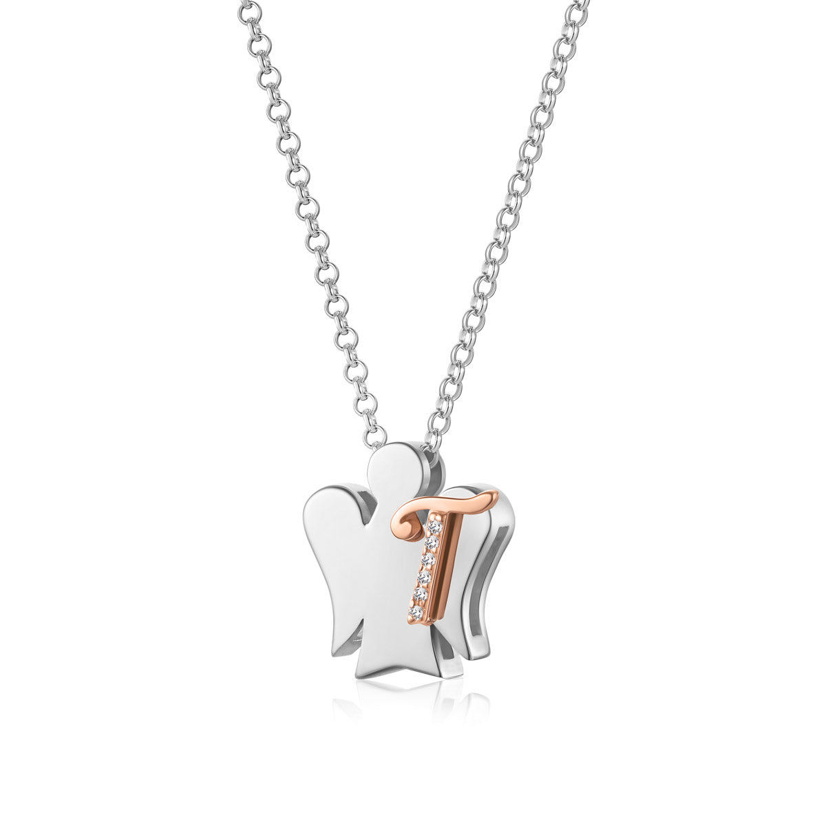 Collana Donna Iniziale T Roberto Giannotti Alfabeto Degli Angeli GIA500T
