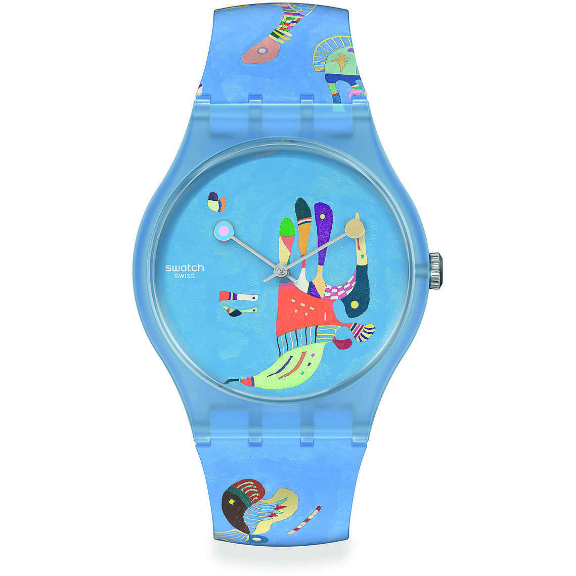 Orologio Swatch Donna Kandinsky Centre Pompidou solo tempo SUOZ342