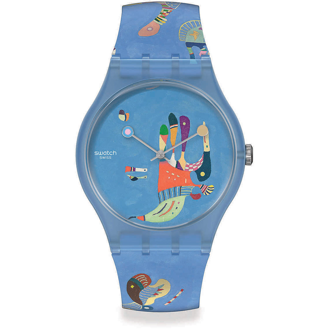 Orologio Swatch Donna Kandinsky Centre Pompidou solo tempo SUOZ342