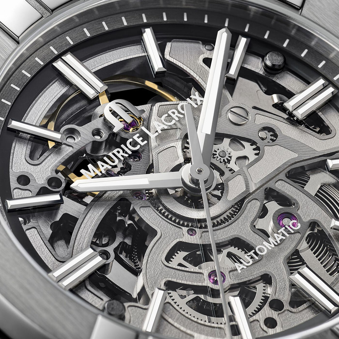 Orologio Uomo Maurice Lacroix Aikon Skeleton Automatico AI6007-SS002-030-1