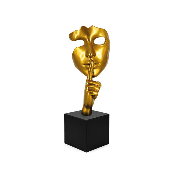Scultura Onlylux Juliarte Silence Gold cm 14x14 h 44 CM JC17220S