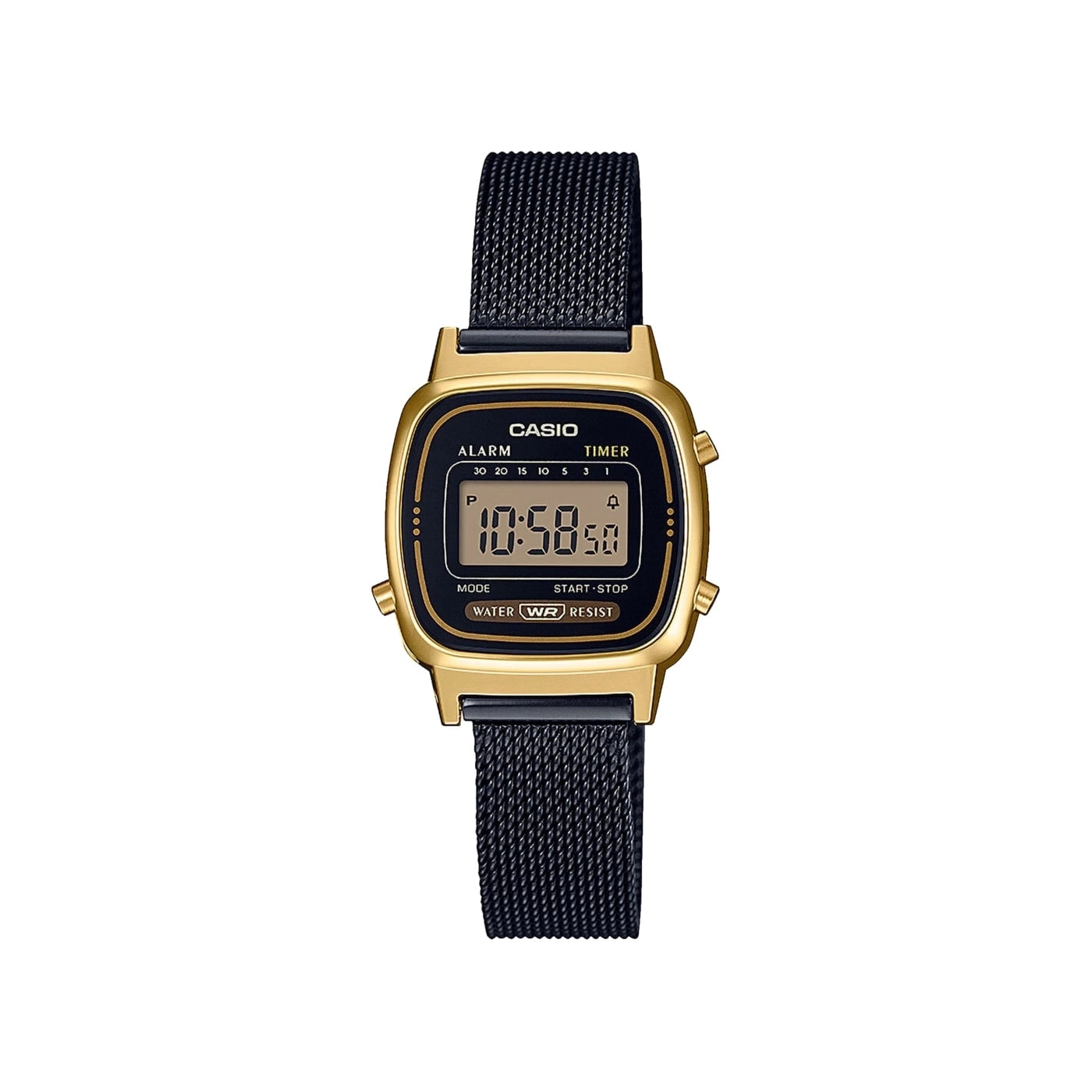 Orologio Donna Acciaio Dorato Casio Vintage Quarzo LA670WEMB-1EF Cronografo