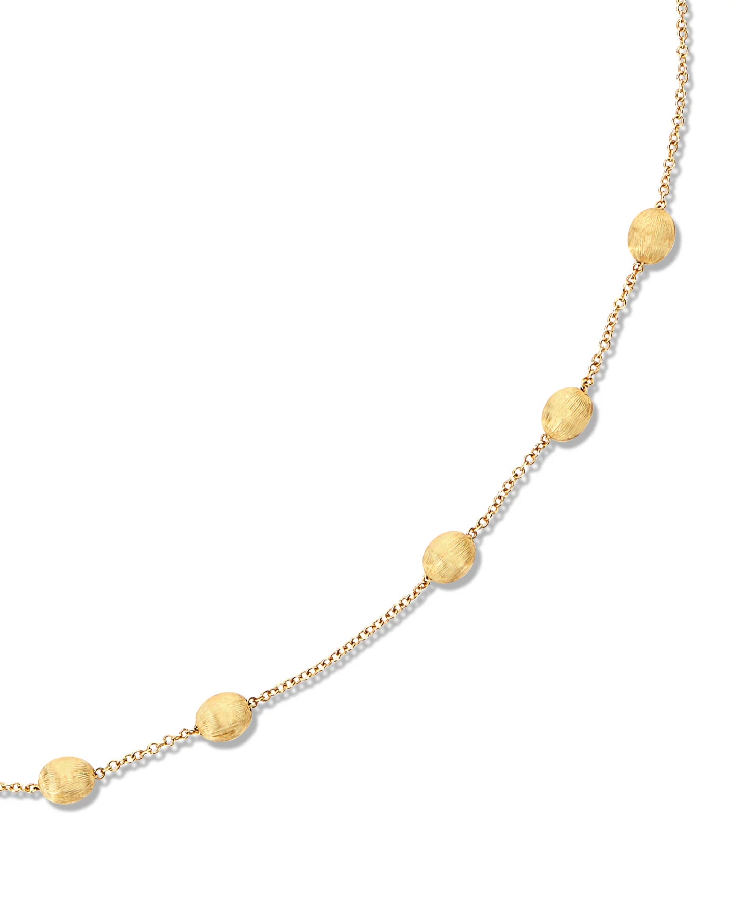 Collana Donna Nanis Oro Giallo 18 KT Diamanti Boules Satinata CN6-583