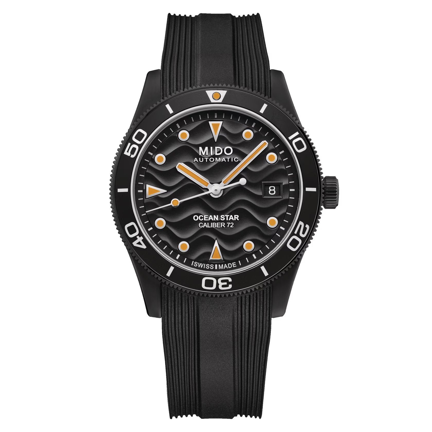 Orologio Uomo Mido Automatico Ocean Star 39 Data Nero PVD M0269073105100