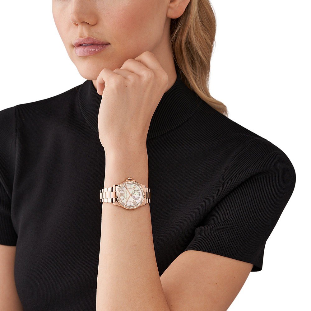 Orologio Donna Michael Kors Acciaio Rosè  Quarzo Solo Tempo MK7364