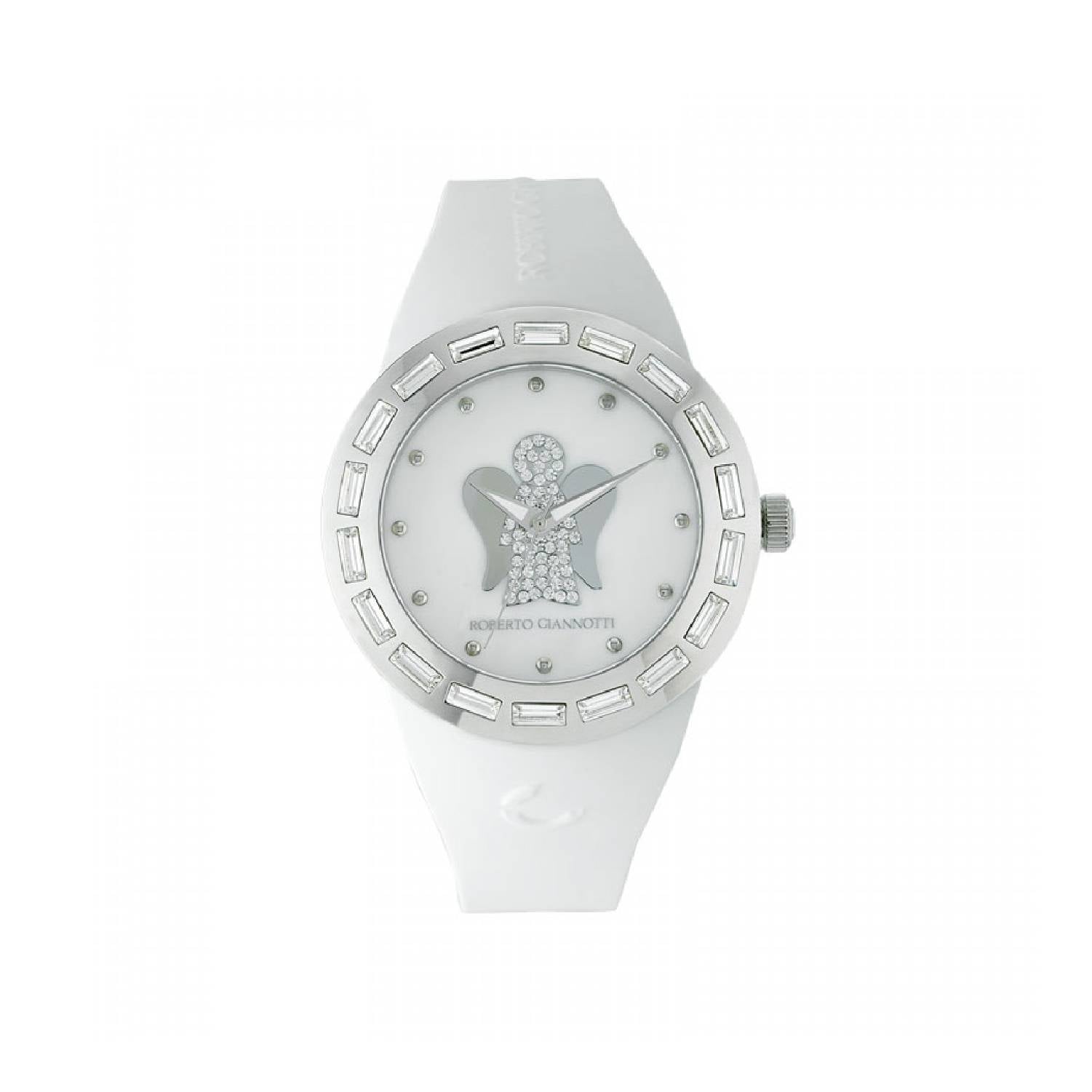 Orologio Donna Gomma Roberto Giannotti Angelo Zirconi Quarzo Solo Tempo  ANT04