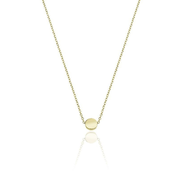 Collana Donna Chimento Oro Giallo 18 KT Disco Lucido 1G10266ZZ1450