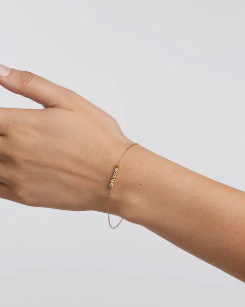 Bracciale Donna PDPaola Argento Dorato 925 Zircone Verde Blu Rosa PU01-788-U