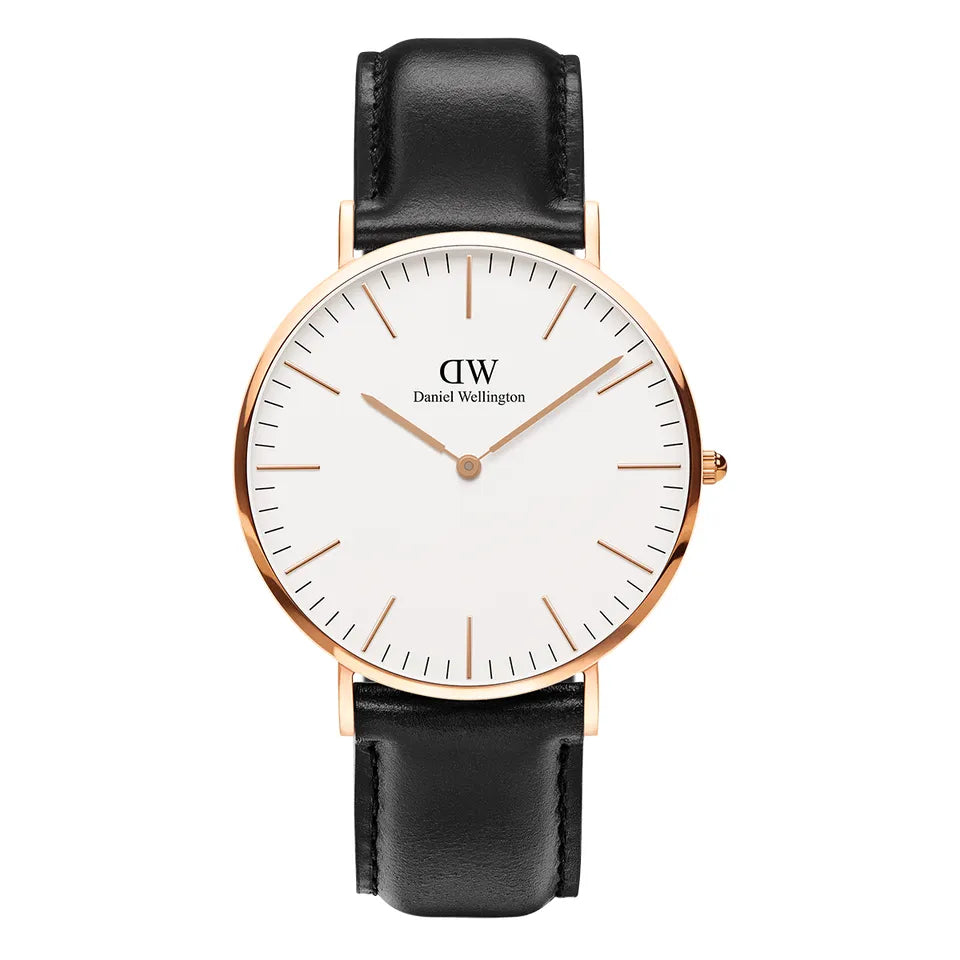 Orologio Uomo Daniel Wellington Acciaio Dorato Quarzo Solo Tempo 40 mm DW00100007