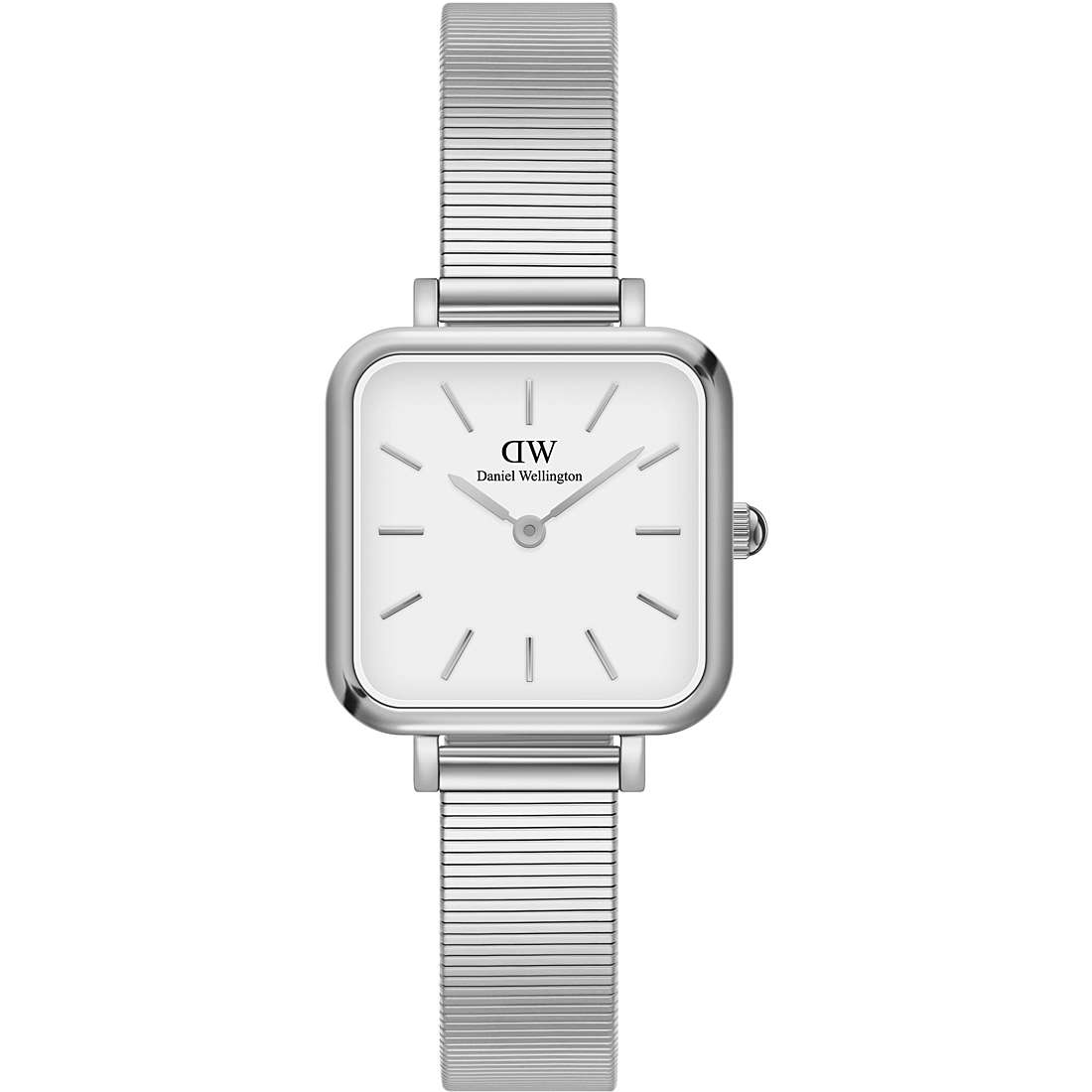 Orologio Donna Daniel Wellington Quadro Acciaio Bianco 22 x 22 mm DW00100521