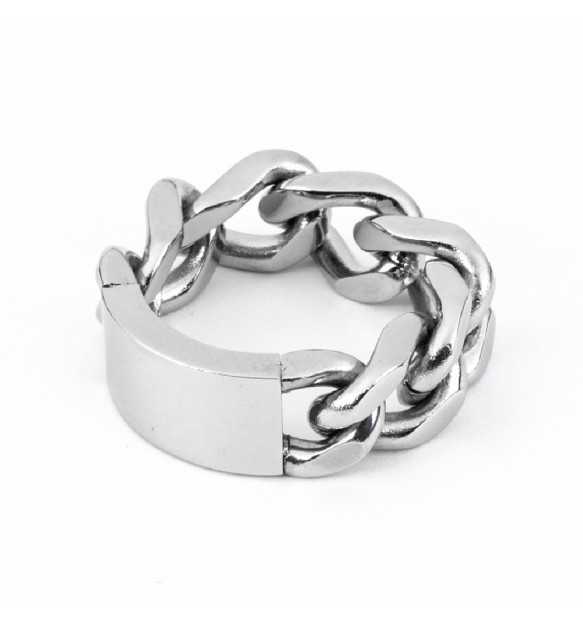Anello Uomo 4US Cesare Paciotti Acciaio Misura 22 4UAN4397/22