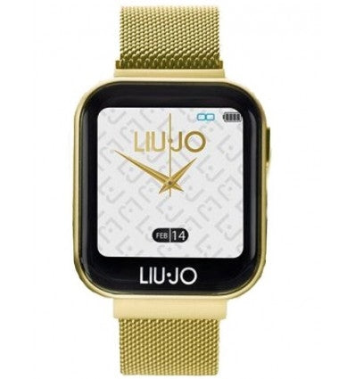 Orologio Donna Smartwatch Cinturino Acciaio Gold Milano Touch Calamita SWLJ004