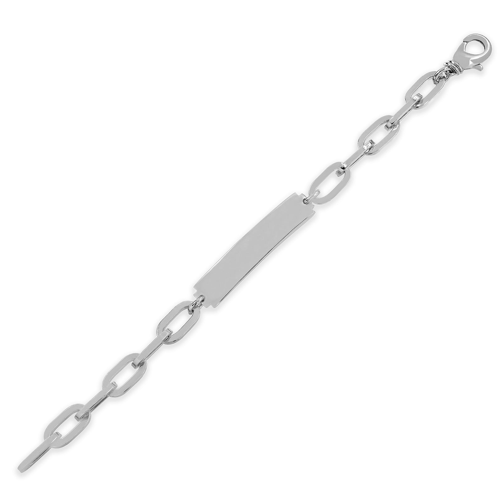 Bracciale Uomo Unoaerre Acciaio  Maglia forzatina e targa 560829