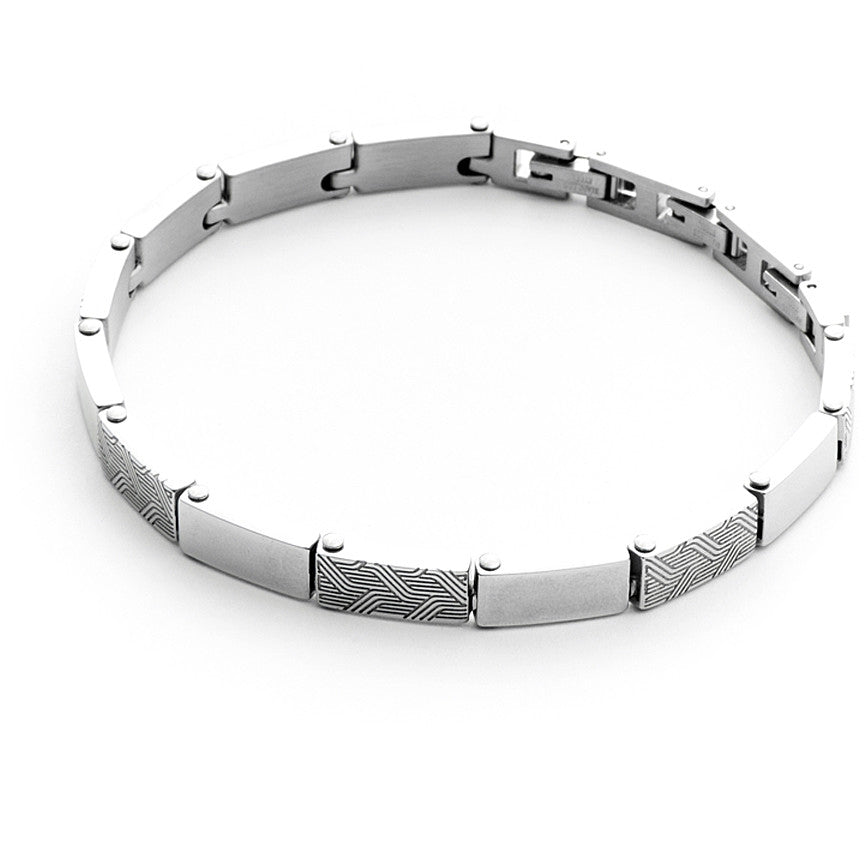 Bracciale Uomo 4US Cesare Paciotti  acciaio Bianco 4UBR3831