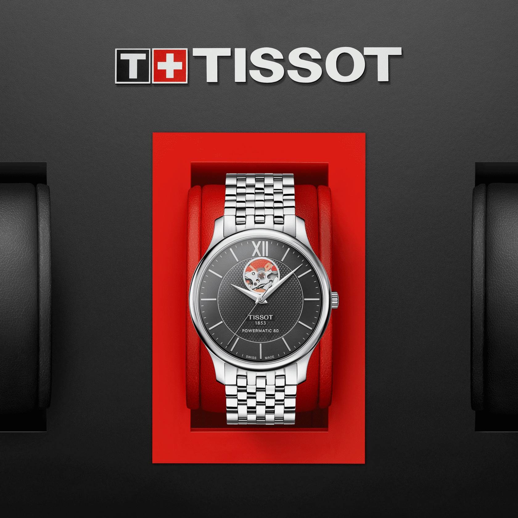Orologio Uomo  automatico Tradition Powermatic 80 Open Heart