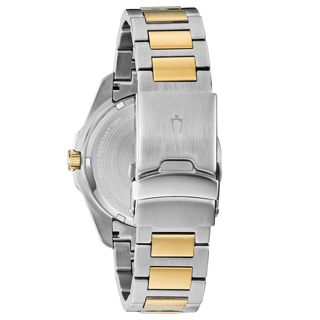 Orologio Uomo Bulova Quarzo Solo Tempo Marine Star Blu Acciaio Bicolore Data 98B334