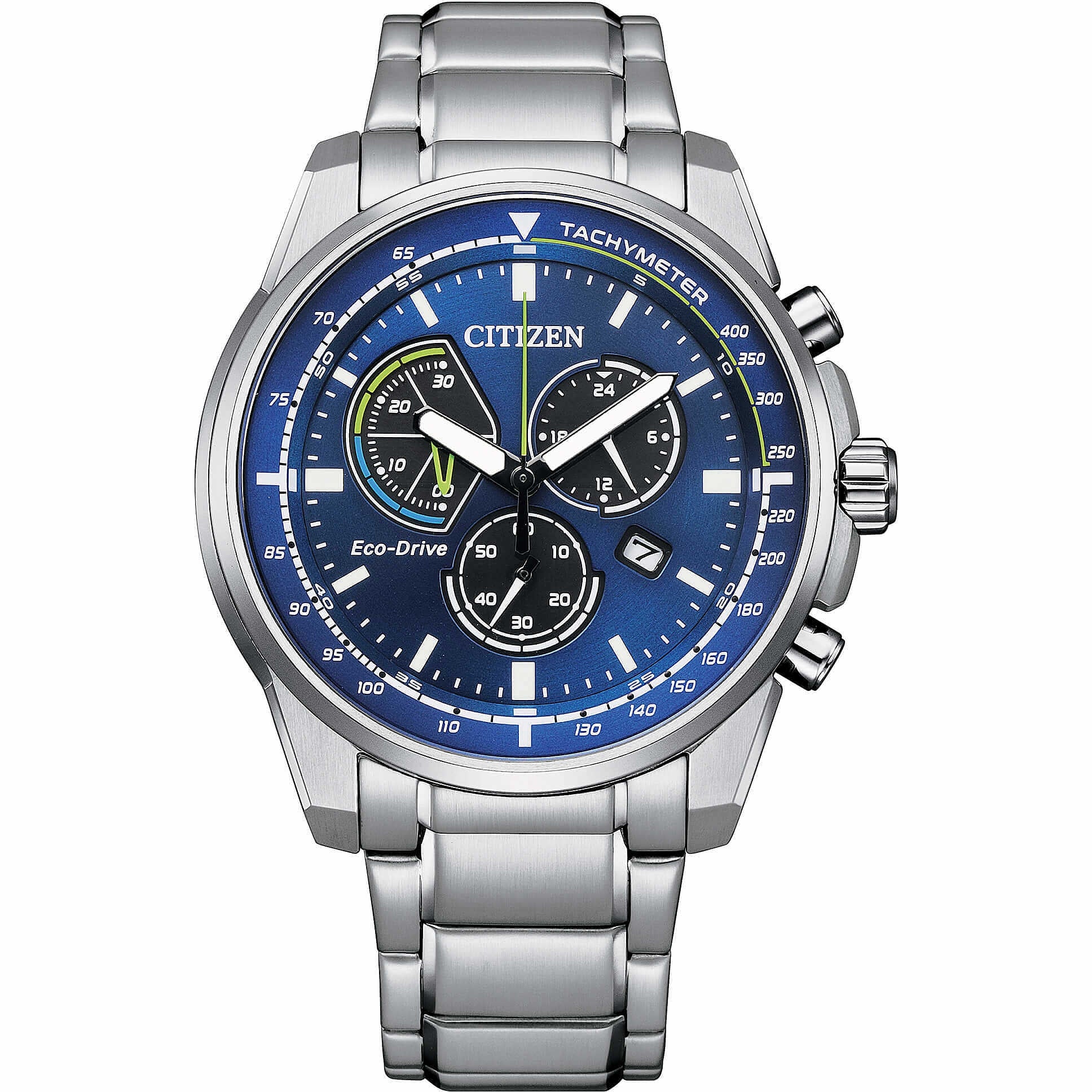 Orologio Uomo Acciaio Citizen Cronografo Active Eco Drive AT1190-87L