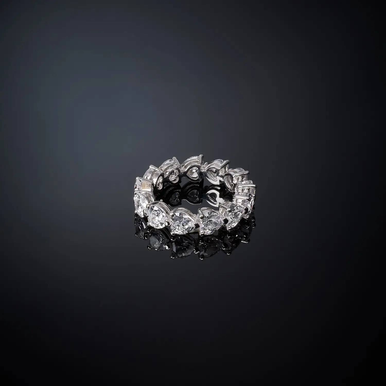 Anello Donna Chiara Ferragni Cuori Zirconi Bianchi J19AVG05016