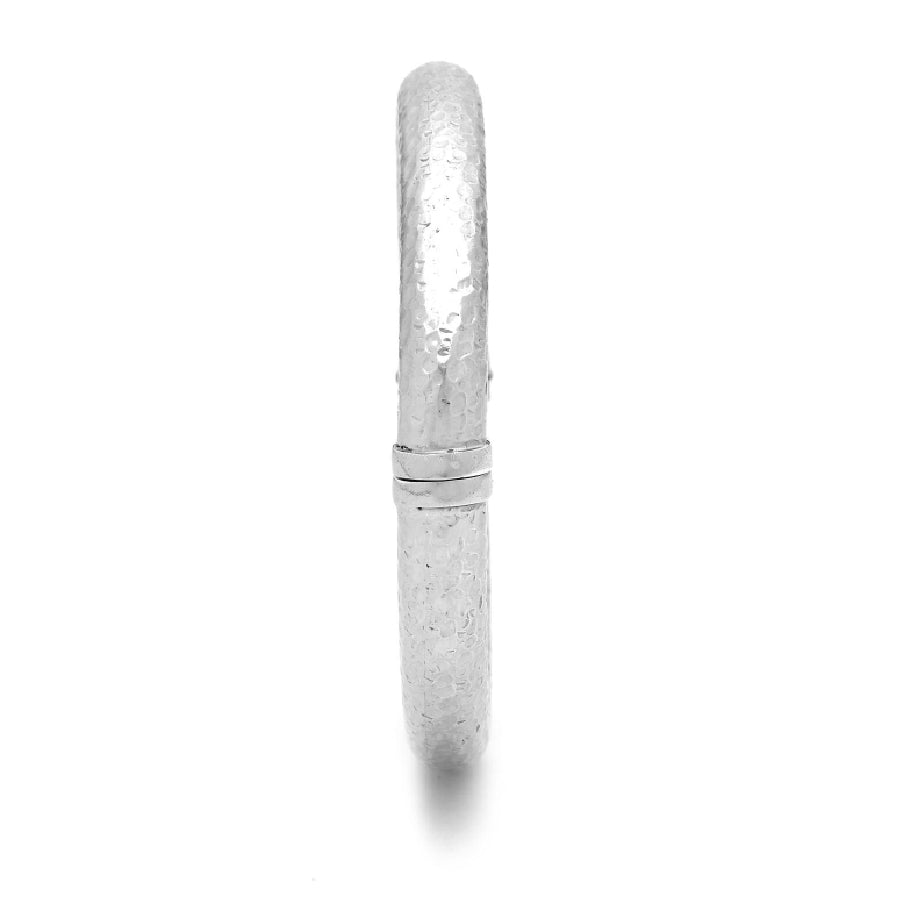 Bracciale Donna Giovanni Raspini Argento 925 Martellato Bangle Rock Medio 10239