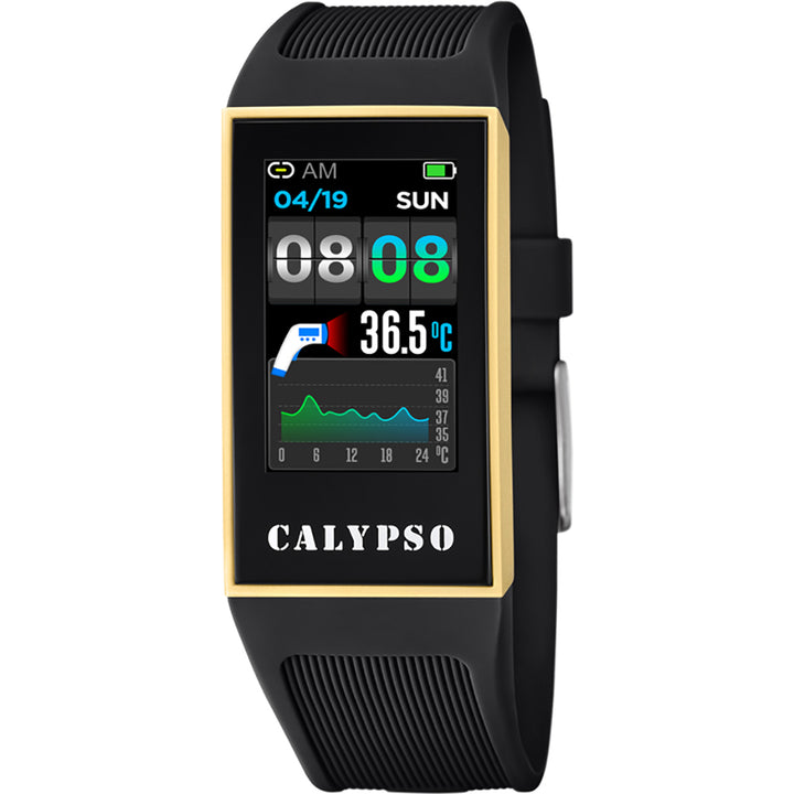 Orologio Uomo Bambino Calypso Smartwatch Doppio Cinturino Nero Verde K8502/4