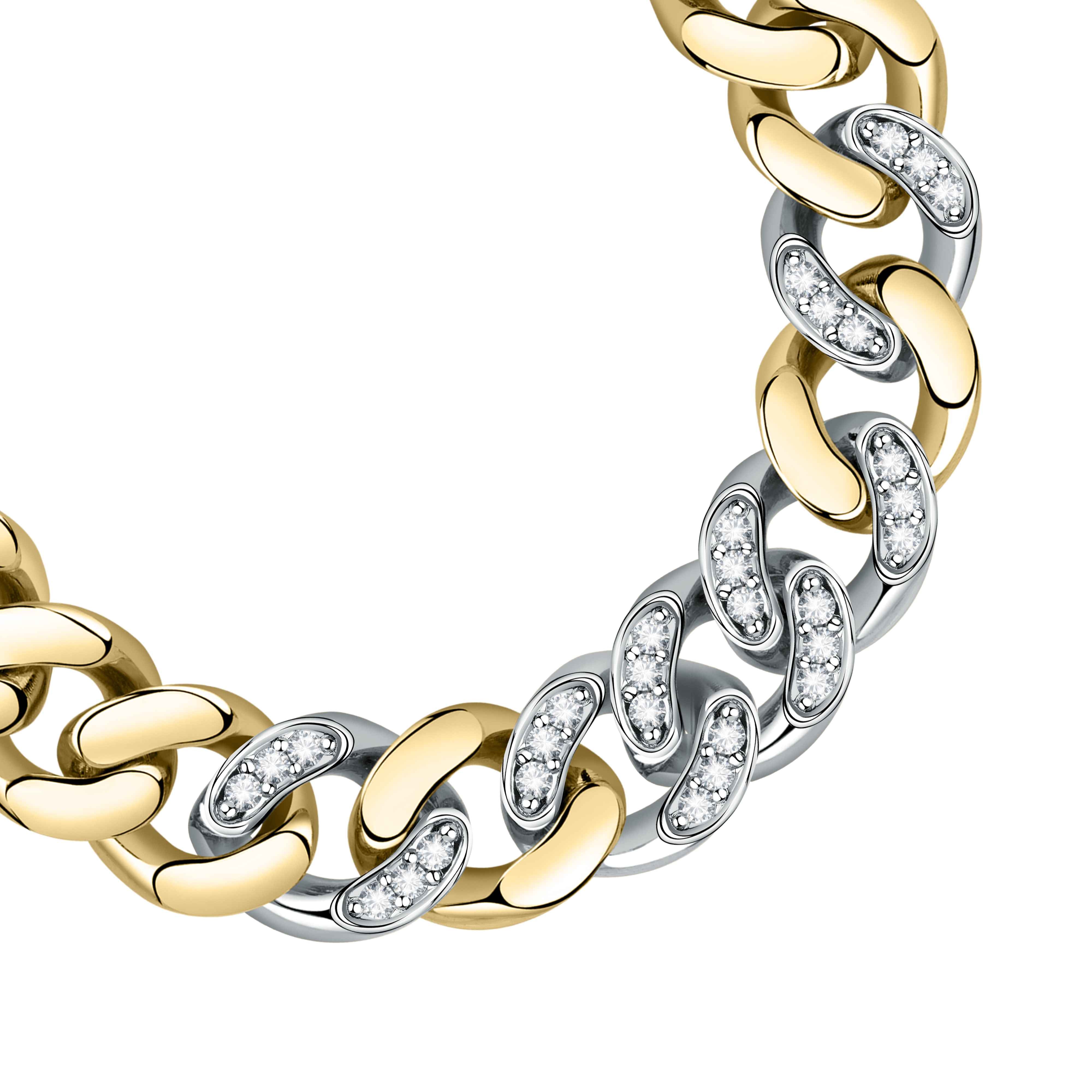 Bracciale Donna Chiara Ferragni Catena Groumette Zirconi