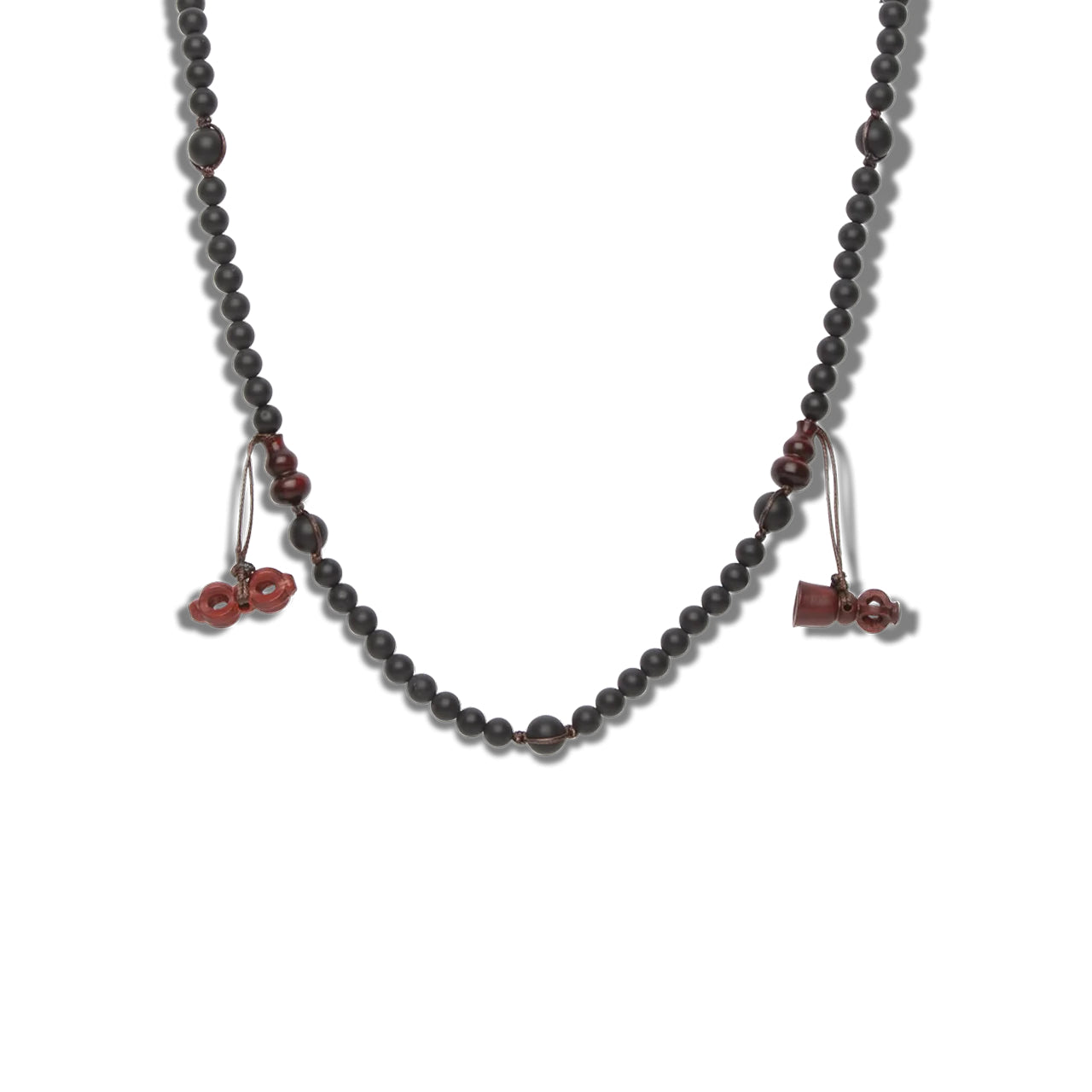 Collana Unisex Tamashii Mudra Corto Onice Nero Satinato NHS1800-64