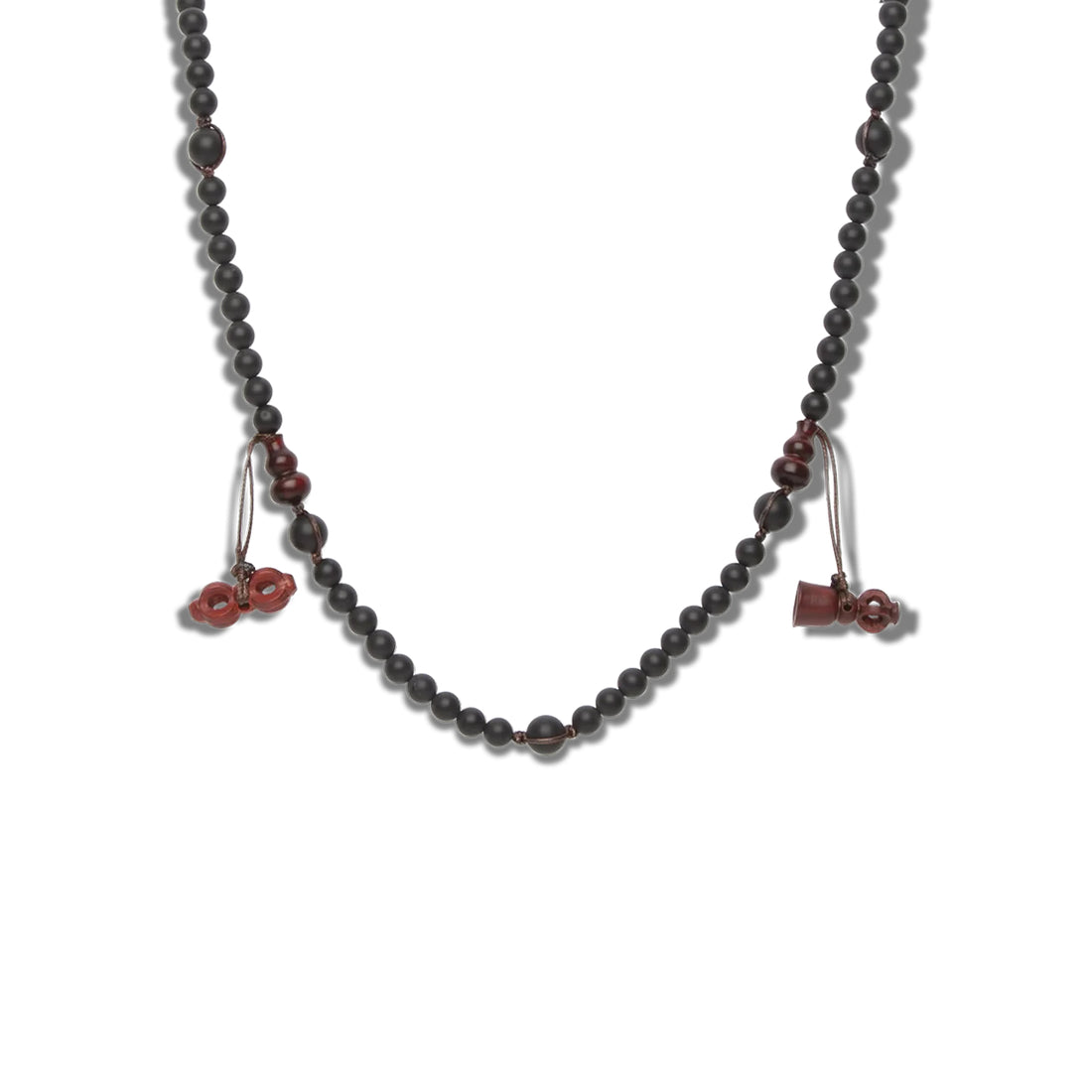 Collana Unisex Tamashii Mudra Corto Onice Nero Satinato NHS1800-64
